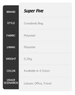 کیف دوشی سوپر فایو کد FB00754 - Image 9