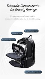 کوله پشتی آرکتیک هانتر کد B00807 - Image 3