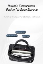 کیف دوشی مردانه مدل xb00829 - Image 9