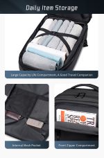 کوله پشتی چرخ دار آرکتیک هانتر مدل lg00861 - Image 11