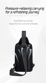 کیف دوشی مردانه مدل xb00829 - Image 11