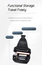 کیف دوشی مردانه مدل xb00829 - Image 6